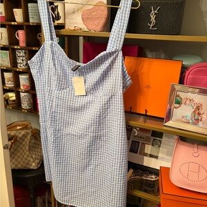 New Blue Gingham Dress
